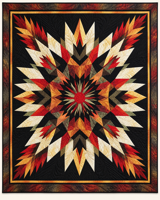 Firelight Starburst TD101026227 Quilt Blanket