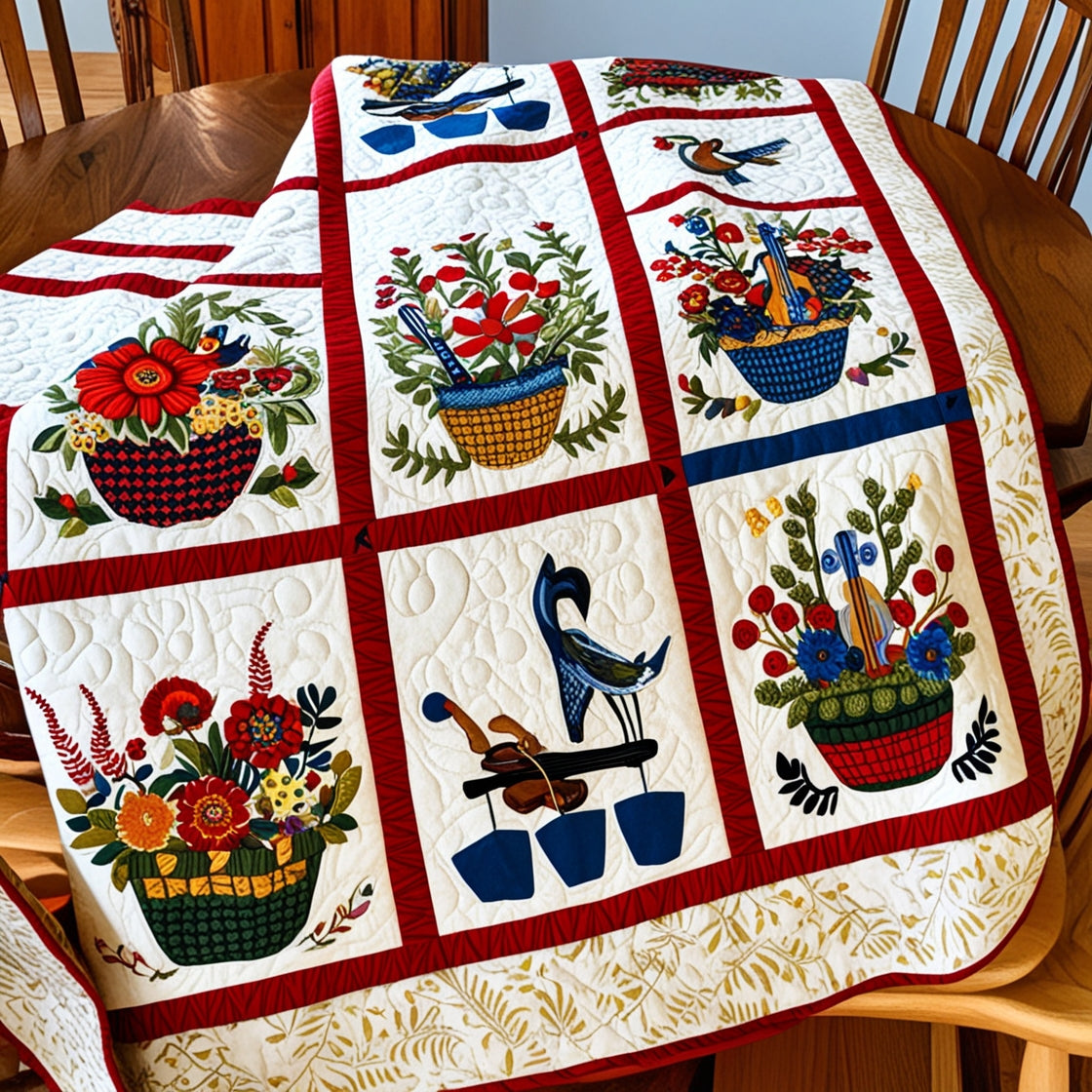 Flower Garden NTA151024361 Quilt Blanket