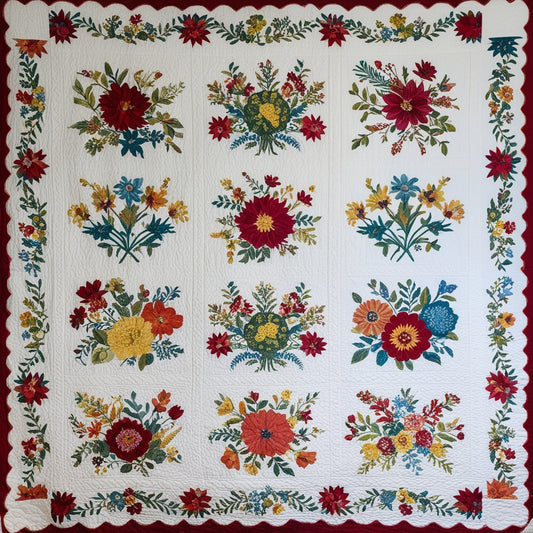 Flower NTA151024329 Quilt Blanket