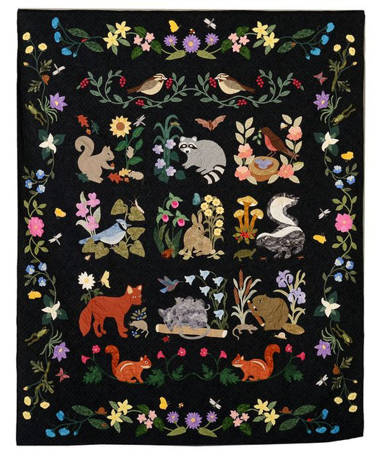 Forest Animals CLA0710416Q Art Quilt