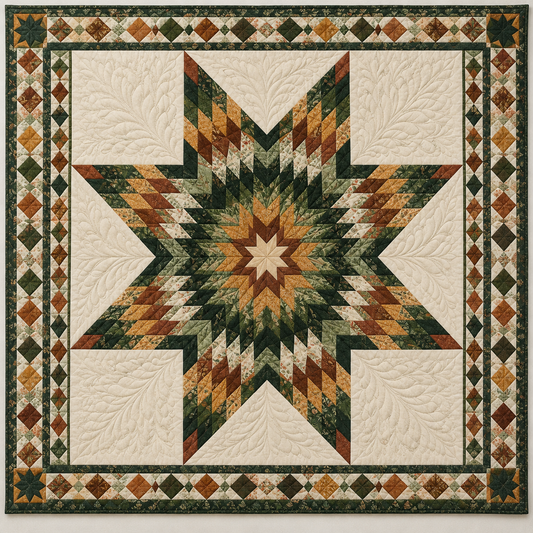 Forest Copper Native American Star TD101026028 Quilt Blanket