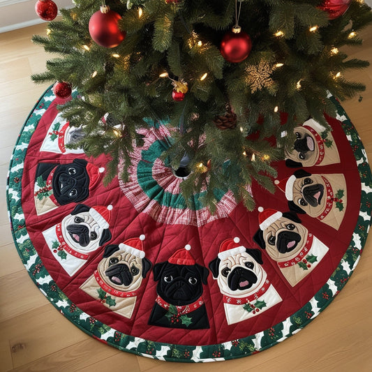 French Bulldog NTA311024273 Quilted Tree Skirt