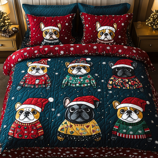 French Bulldog TAI041124140 Quilt Bedding Set