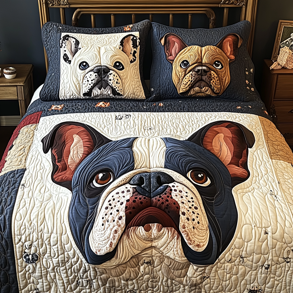 French Bulldog TAI041124345 Quilt Bedding Set