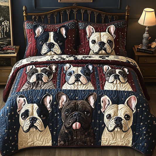 French Bulldog TAI041124358 Quilt Bedding Set