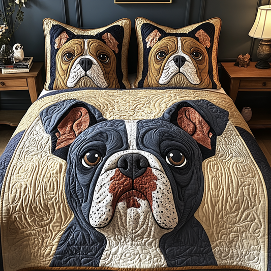 French Bulldog TAI041124360 Quilt Bedding Set