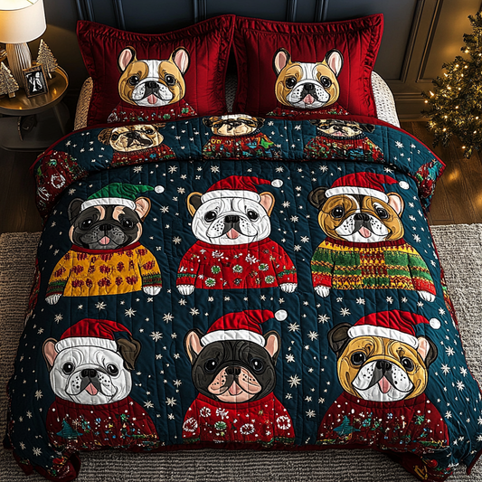 French Bulldog TAI041124380 Quilt Bedding Set