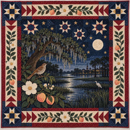 Georgia Night Garden TD181026495 Quilt Blanket
