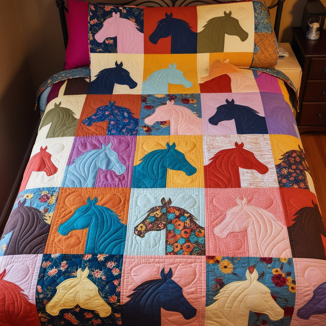 Horse NTA151024193 Quilt Blanket