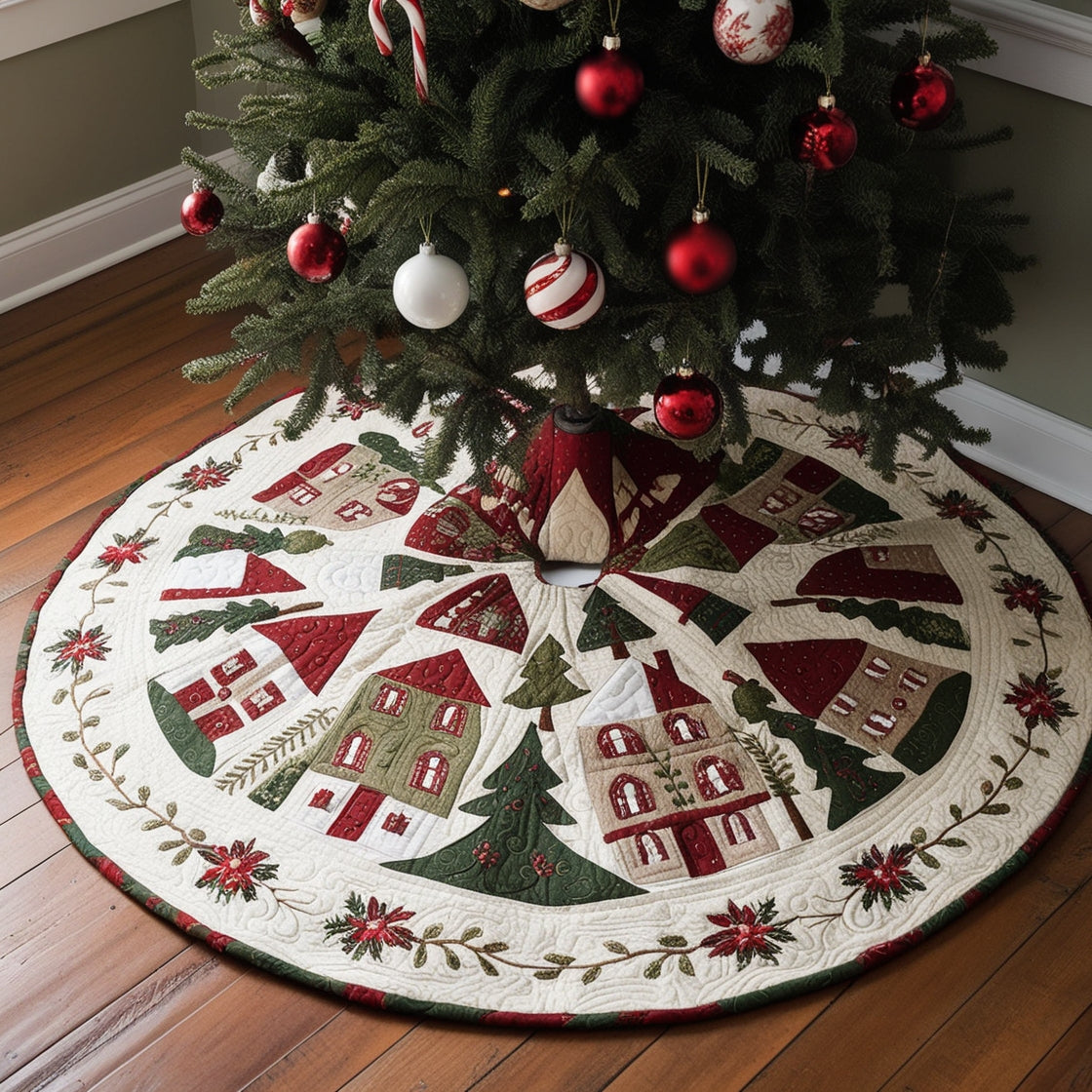 Houses NTA061124283 Quilted Tree Skirt