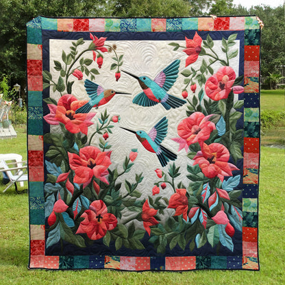 Hummingbird TL12102320 Quilt Blanket