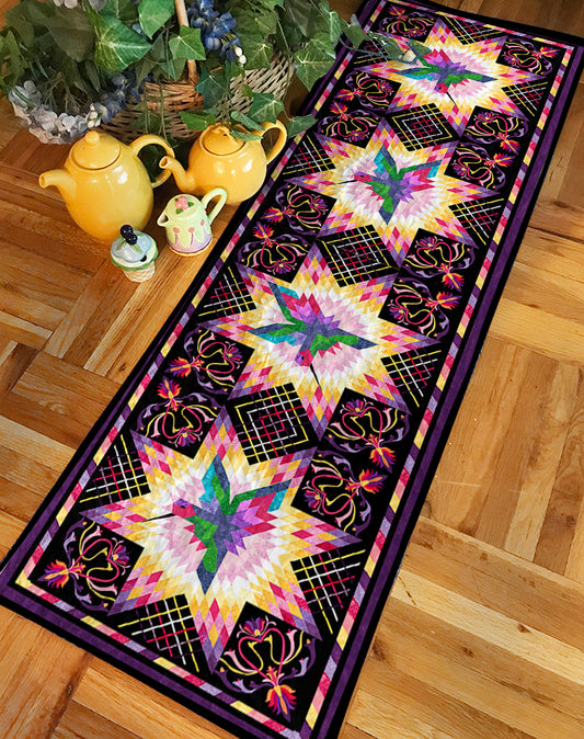 Hummingbird Native American TL260501YTR Quilted Table Runner