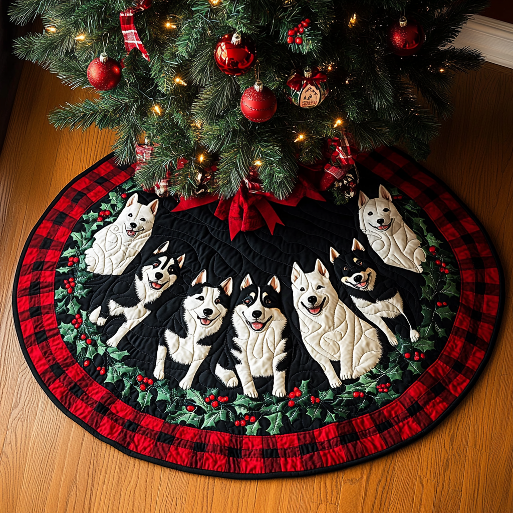 Husky TAI311024270 Quilted Tree Skirt