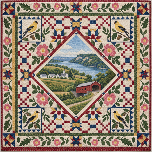 Iowa Celebration In Cloth TD181026520 Quilt Blanket