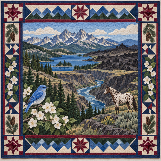 Idaho Landscape Tapestry TD181026521 Quilt Blanket