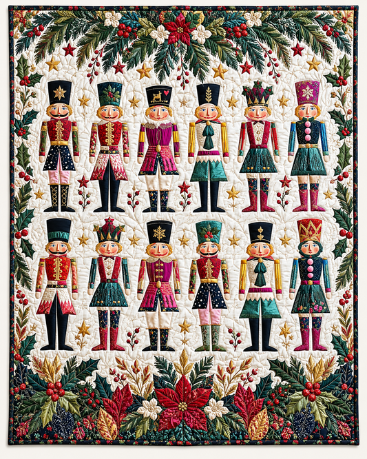 Jewel-Tone Nutcracker Guard TD101026318 Quilt Blanket