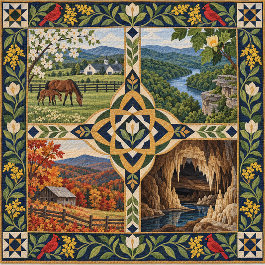 Kentucky Four Seasons TD181026568 Quilt Blanket