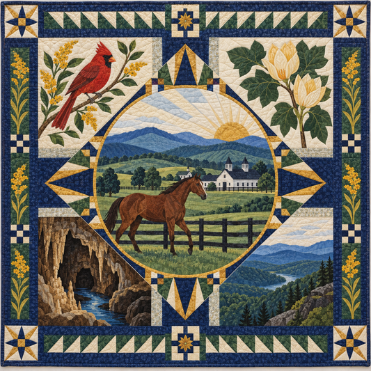 Kentucky Mosaic Horizons TD181026569 Quilt Blanket