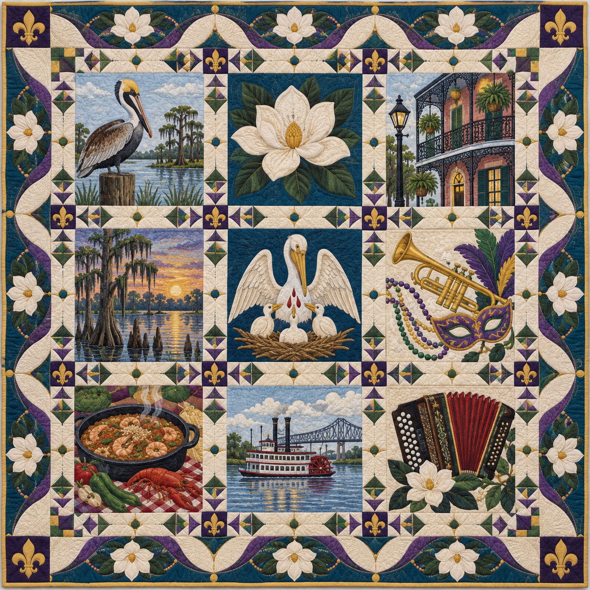 Louisiana Heritage Album TD181026576 Quilt Blanket