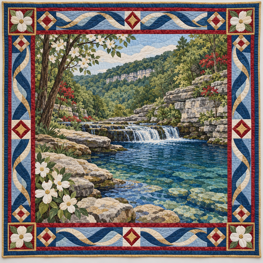 Missouri Ozark Springwater TD1410261070 Quilt Blanket