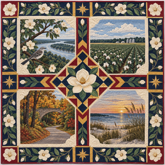 Mississippi Four Seasons TD181026648 Quilt Blanket