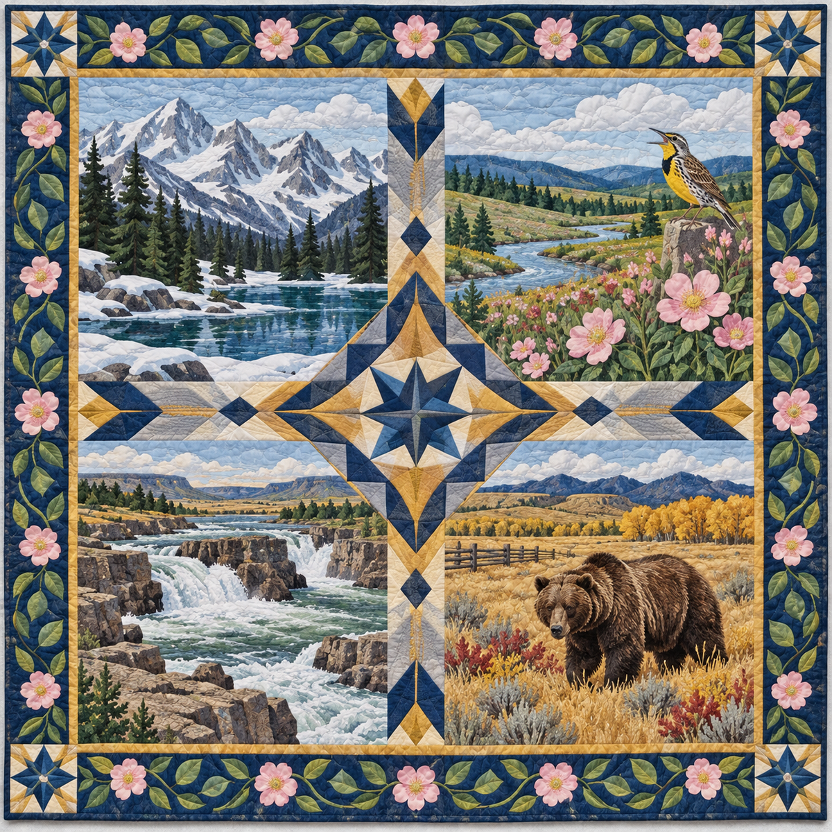 Montana Four Seasons TD181026658 Quilt Blanket