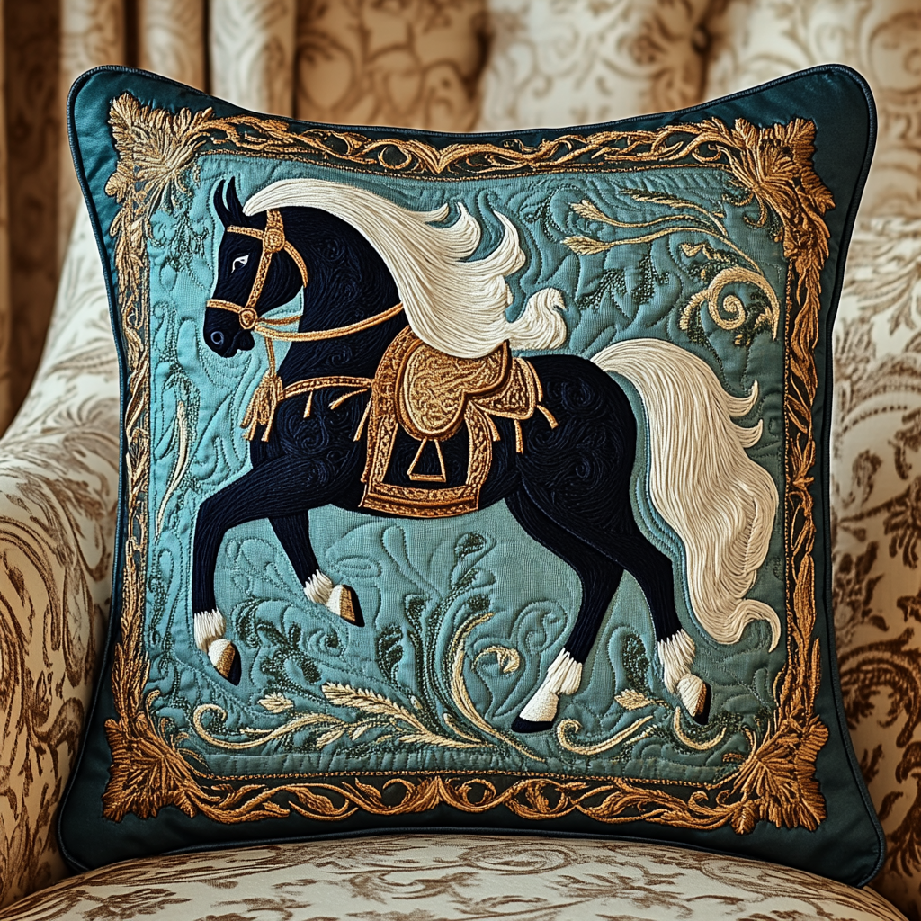 Majestic Horse TAI311024195 Quilted Pillow Case