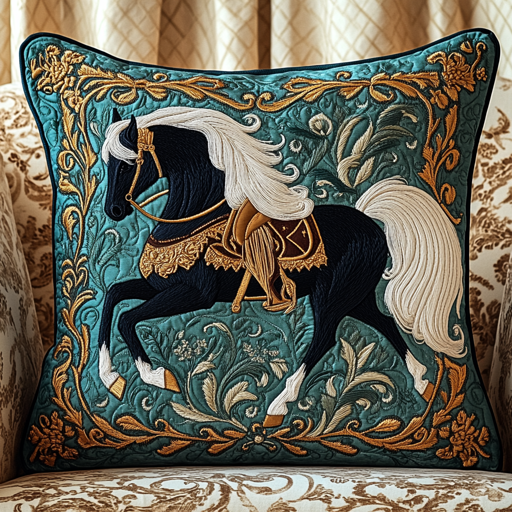 Majestic Horse TAI311024196 Quilted Pillow Case