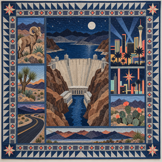 Nevada Desert After Dark TD1410261099 Quilt Blanket