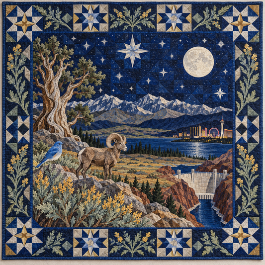 Nevada Night Garden TD181026725 Quilt Blanket