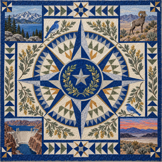 Nevada Radiant Compass TD181026727 Quilt Blanket