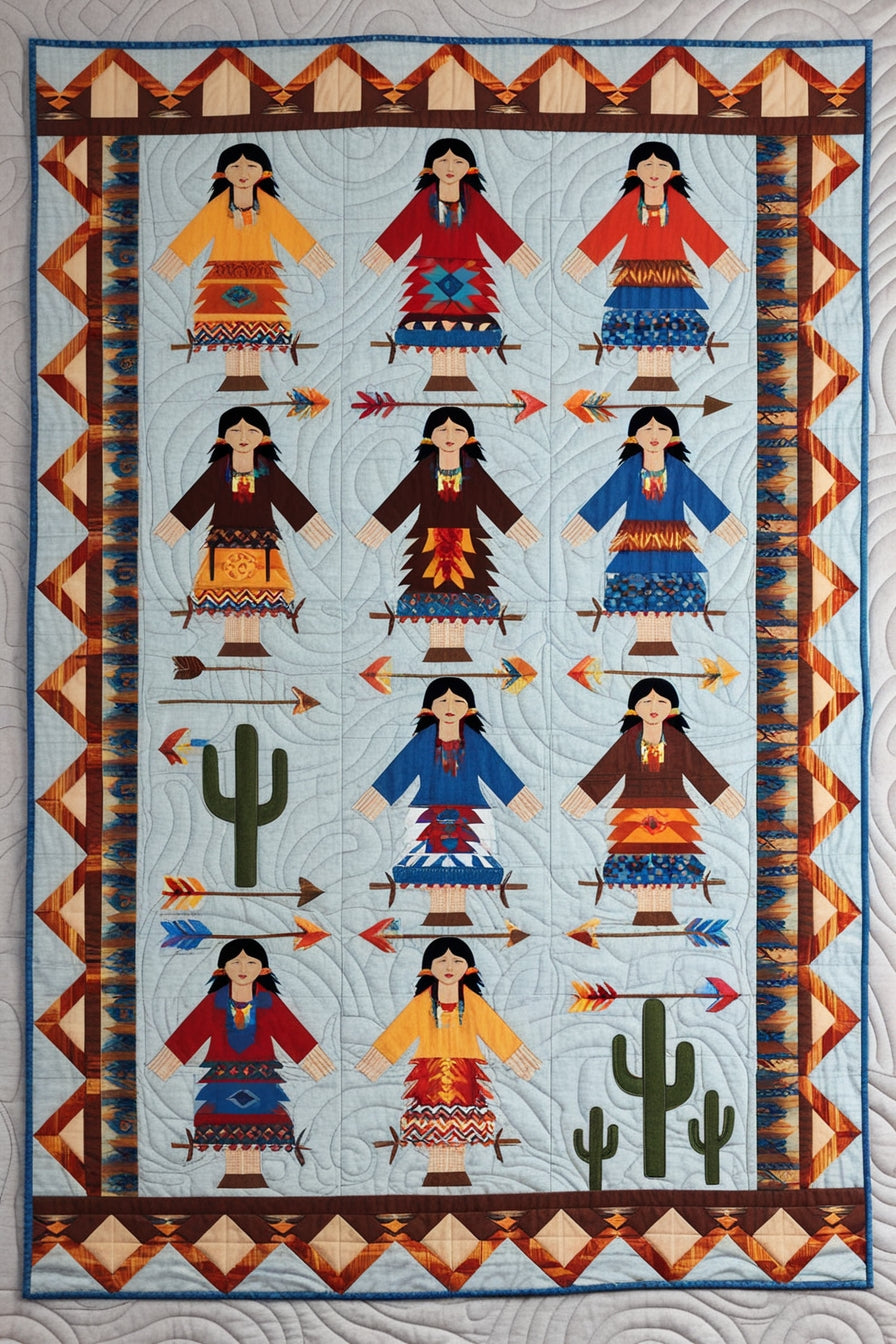 Native American NTA151024116 Quilt Blanket