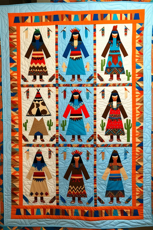 Native American NTA151024122 Quilt Blanket