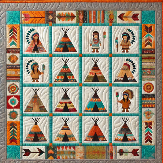 Native American NTA281024356 Quilt Blanket