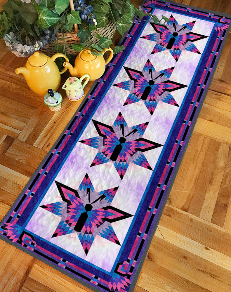 Native American Butterfly TL310501YTR Quilted Table Runner