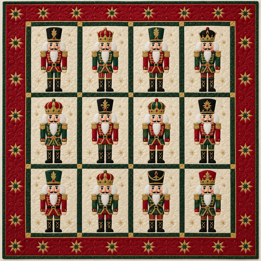Nutcracker Parade TD101026040 Quilt Blanket