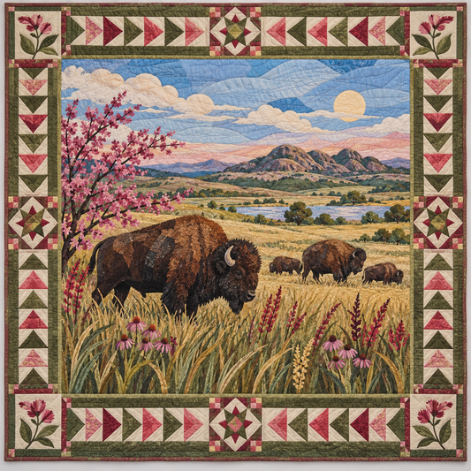 Oklahoma Tallgrass Wind TD1410261106 Quilt Blanket