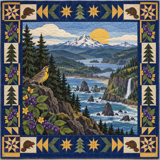 Oregon Landscape Tapestry TD181026761 Quilt Blanket