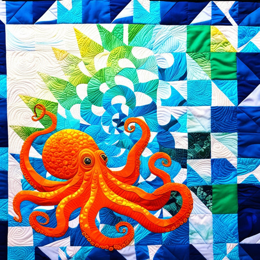 Octopus NTA281024001 Quilt Blanket