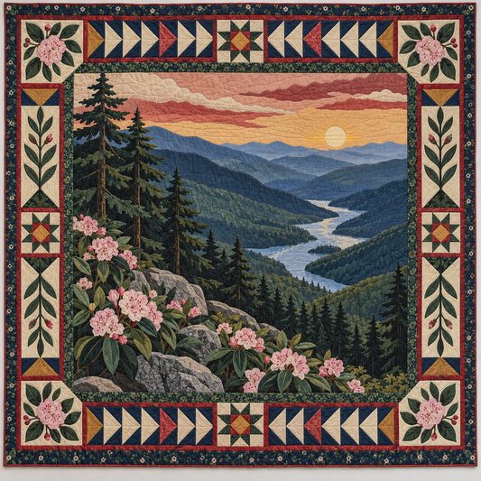 Pennsylvania Appalachian Laurel Valley TD1410261112 Quilt Blanket