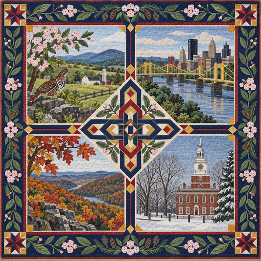 Pennsylvania Four Seasons TD181026778 Quilt Blanket