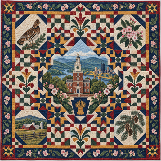Pennsylvania Celebration In Cloth TD181026780 Quilt Blanket