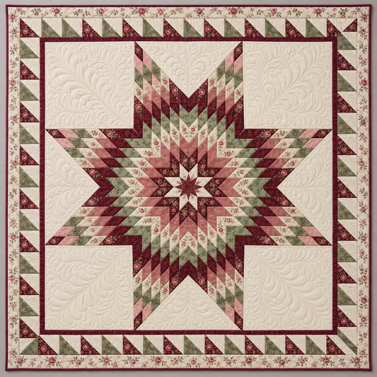 Prairie Rose Native American Star TD101026031 Quilt Blanket