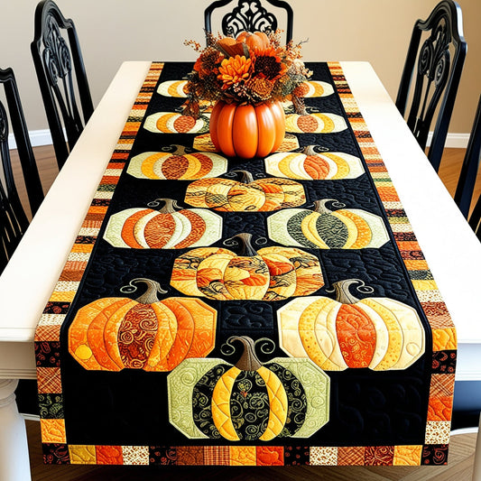 Pumpkin NTA311024239 Quilted Table Runner