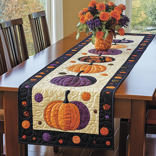 Pumpkin TAI281024304 Quilted Table Runner