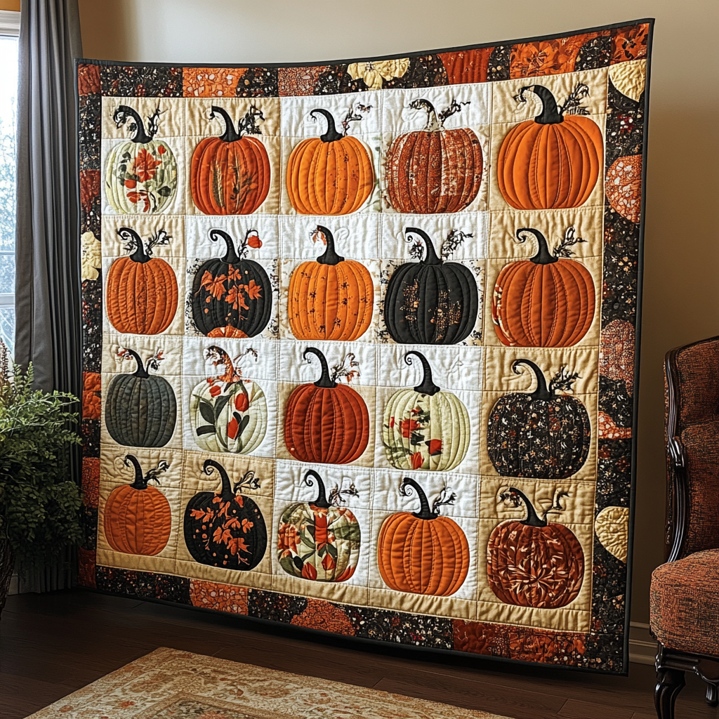 Pumpkin TAI311024322 Quilt Blanket