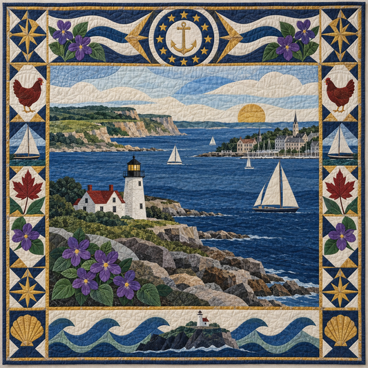 Rhode Island Landscape Tapestry TD181026781 Quilt Blanket