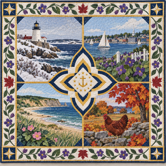 Rhode Island Four Seasons TD181026788 Quilt Blanket