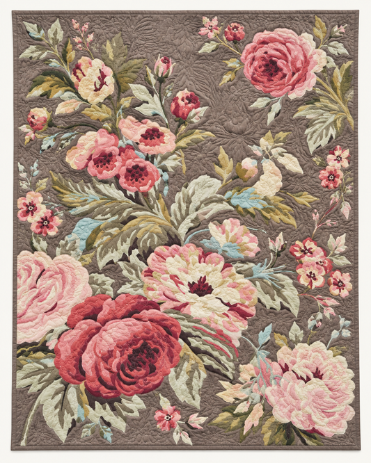 Romantic Rose Garden TD101026427 Quilt Blanket