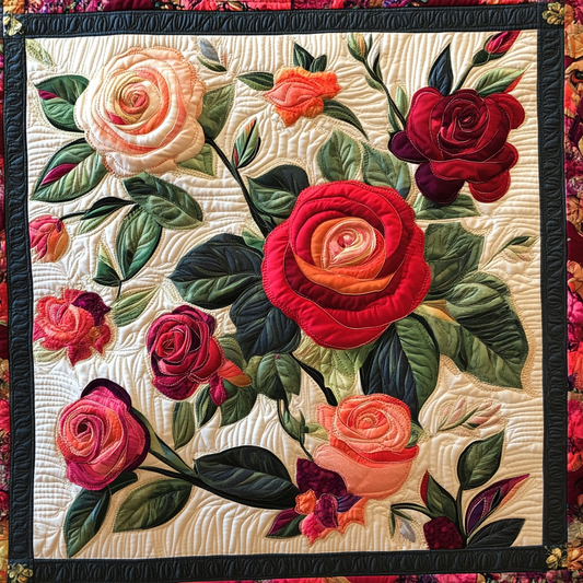 Rose Flower DAI05112454 Quilt Blanket